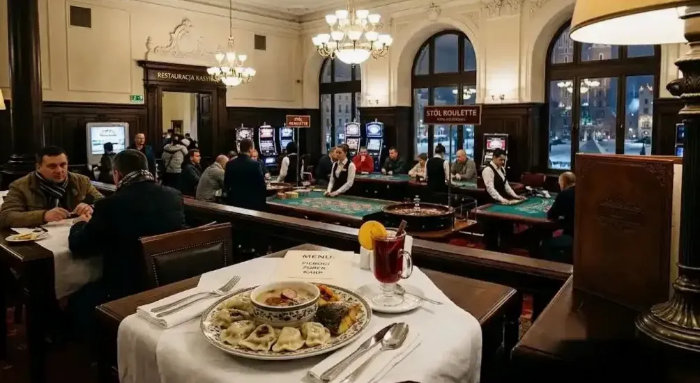Wnętrze strefy kasyna