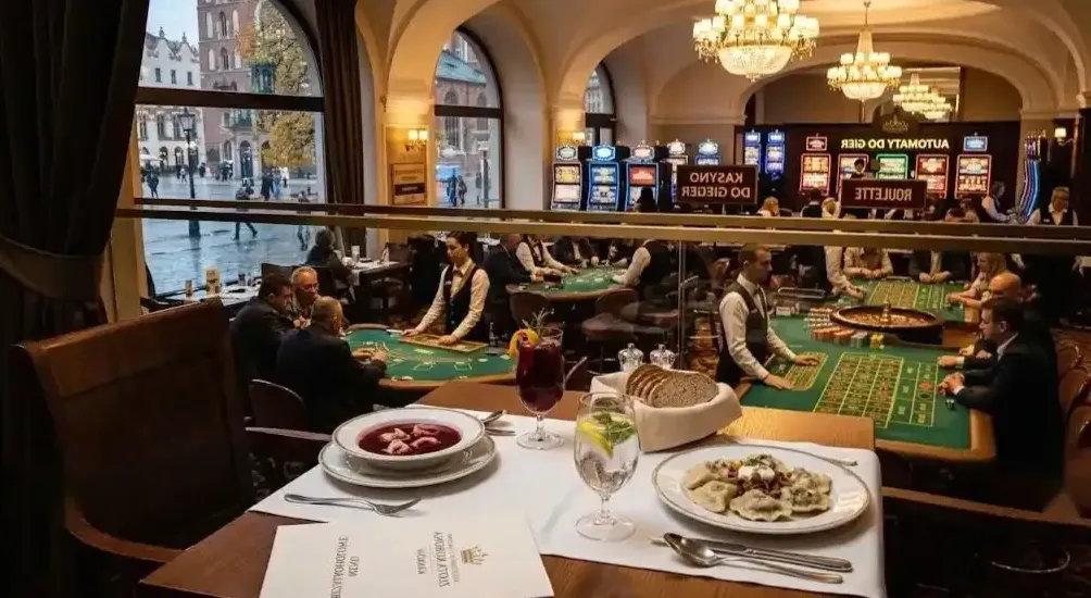 Stół w sali głównej